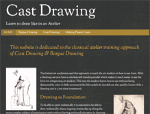 Tablet Screenshot of cast-drawing.com